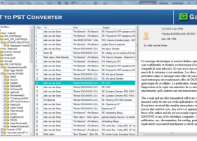 GainTools OST to PST Converter screenshot