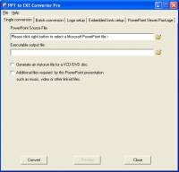 PPT to EXE Converter Pro screenshot