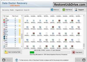 USB Drive Data Restore Software screenshot