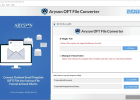 Aryson OFT File Converter screenshot