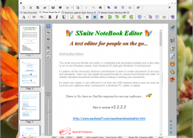 SSuite NoteBook Editor screenshot