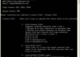 Okdo Excel to PDF Converter Command Line screenshot