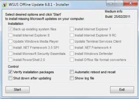 WSUS Offline Update screenshot