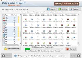 Memory Card Restore Software screenshot