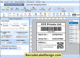 Distribution Industry Barcodes Software screenshot