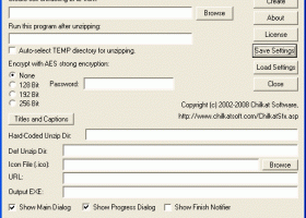 ChilkatZip screenshot