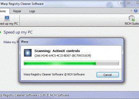 Warp Registry Cleaner Software Free screenshot