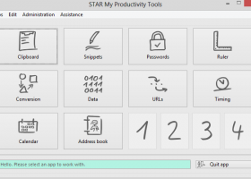 STAR My Productivity Tools for Windows screenshot