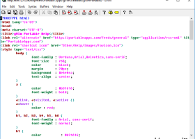 GVim Portable screenshot