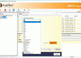 CubexSoft MBOX Converter screenshot