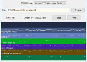 MIDIPlayer screenshot