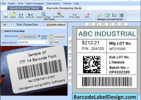 Industrial Barcode Generator screenshot
