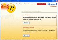 Kernel IncrediMail Recovery Software screenshot