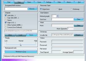 Free RAR Password Recovery screenshot