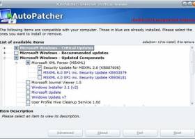 windows 7 updates with autopatcher 1.3 onwards