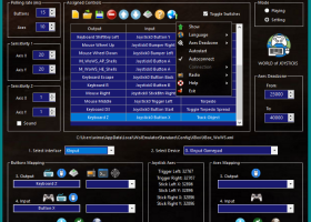 WoJ Keyboard and Mouse Emulator screenshot