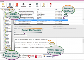 SysOZ EDB to PST Converter screenshot