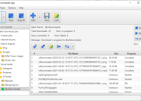 WFDownloader App Cross-Platform screenshot