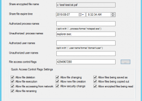 EaseFilter Secure File Sharing SDK screenshot