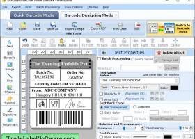 Professional Trade Label Software screenshot