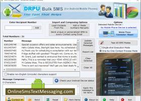 Online Bulk SMS Android screenshot
