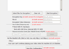 ttdsoft Video Protection and Encryption screenshot