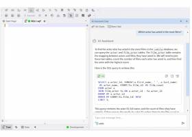 dbForge AI Assistant screenshot