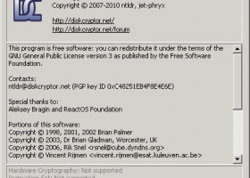 DiskCryptor screenshot