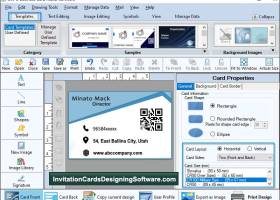 Business Card Designing Program screenshot