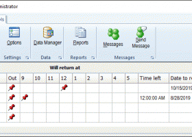 CyberMatrix In Out Scheduler screenshot