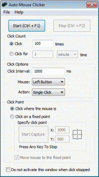 Auto Mouse Clicker screenshot