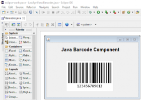 Java Code 128 Barcode Generator screenshot