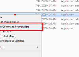 Open Command Prompt Here screenshot