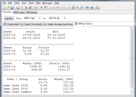 TimeSage Timesheets Free Edition screenshot