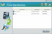 iStonsoft iTunes Data Recovery screenshot