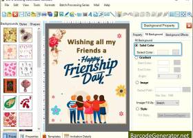 Greeting Cards Design Software screenshot