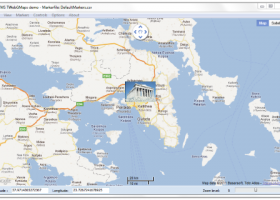 TMS TWebGMaps screenshot