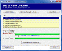 EML to MBOX Program screenshot