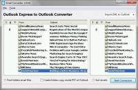 Outlook Express to Outlook Converter Tool screenshot