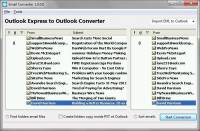 Outlook Express to Outlook Converter Tool screenshot