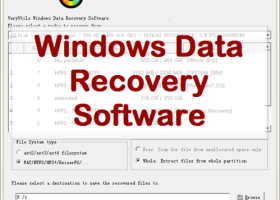 VeryUtils Windows Data Recovery screenshot