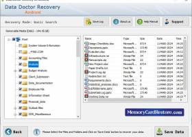 Android Data Restore Software screenshot