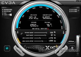 EVGA Precision screenshot