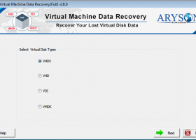 Virtual Machine Data Recovery screenshot