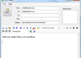 SMTP Mailer screenshot