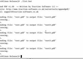 Append PDF screenshot