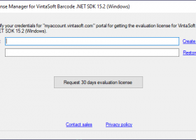 VintaSoft Barcode.NET SDK screenshot