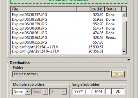 Foto Video File Sorter screenshot