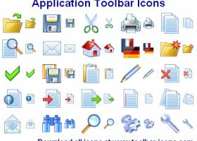 Application Toolbar Icons screenshot