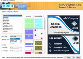 Excel Business ID Card Making Software screenshot